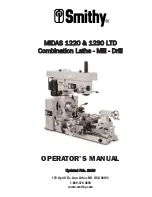 Smithy MIDAS MI-1220 LTD Operator'S Manual preview