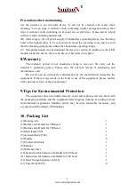 Preview for 10 page of Smitson JM-LED02 User Manual