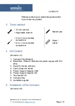 Preview for 13 page of SMIXIN COMPACT Installation Manual