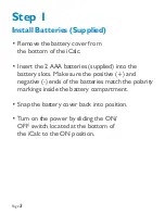 Предварительный просмотр 4 страницы SMK-Link iCalc VP6274 User Manual