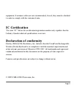 Preview for 3 page of SMK-Link VersaPoint VP6310 User Manual