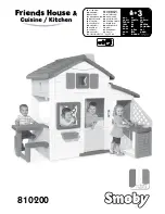 Smoby Friends House & Cuisine/Kitchen Manual предпросмотр