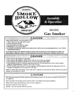 Smoke hollow 26142G Assembly & Operation preview