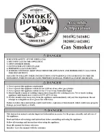 Предварительный просмотр 1 страницы Smoke hollow 30169G Assembly & Operation