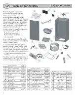 Предварительный просмотр 6 страницы Smoke hollow 30169G Assembly & Operation