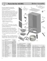 Предварительный просмотр 8 страницы Smoke hollow 30169G Assembly & Operation