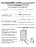 Предварительный просмотр 22 страницы Smoke hollow 30169G Assembly & Operation