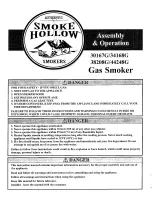 Предварительный просмотр 1 страницы Smoke hollow 34168G Assembly & Operation Manual