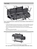 Предварительный просмотр 19 страницы Smoke hollow 7000CGS Assembly & Operation