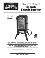 Preview for 1 page of Smoke hollow ES3018M Owner'S Manual