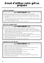 Preview for 24 page of Smoke hollow PT300B Assembly, Care & Use Manual Warning & Safety Information