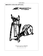 Smooth Fitness CE-3.6 ELLIPTICAL User Manual preview