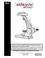 Smooth Fitness sit N cycle SNC-II Owner'S Manual preview