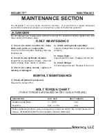 Предварительный просмотр 21 страницы SMORACY MEGABYTE Operating & Parts Manual