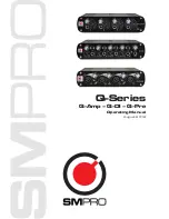 SMPro Q-Amp Operating Manual preview