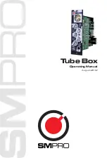 SMPro Tube Box Operating Manual preview