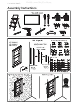 Preview for 2 page of SMS MEDIA CABINET INDOOR WALL Installation And Adjustment Manual