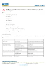 Preview for 22 page of SMS TORK REA 60 Installation And Operating Manual