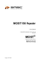 Предварительный просмотр 1 страницы SMSC Most150 User Manual