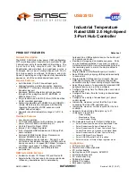 Preview for 1 page of SMSC USB2513i Specification Sheet