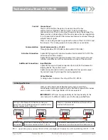 Предварительный просмотр 4 страницы SMT FSC-UFC24 Technical Data Sheet