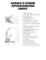 Предварительный просмотр 4 страницы SMT Volaro Series 4 Stand Operator'S Manual