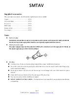 Preview for 4 page of SMTAV BV30N User Manual