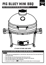 Snaffling Pig Pig Bluey Mini BBQ Instructions Manual preview