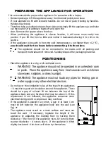 Предварительный просмотр 6 страницы SNAIGE CD40DM Instructions For Use Manual