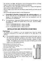 Предварительный просмотр 5 страницы SNAIGE RF53SG Instructions For Use Manual