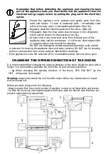 Предварительный просмотр 12 страницы SNAIGE RF53SG Instructions For Use Manual