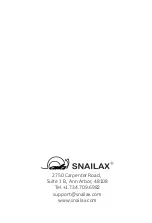 Предварительный просмотр 8 страницы Snailax SL-126 Use & Care Manual