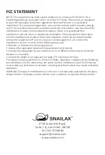 Preview for 8 page of Snailax SL-233G Use & Care Manual