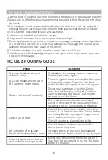 Preview for 6 page of Snailax SL-233H Use & Care Manual