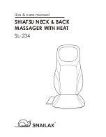 Предварительный просмотр 1 страницы Snailax SL-234 Use & Care Manual