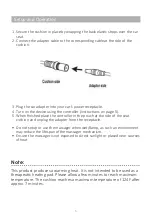 Preview for 3 page of Snailax SL-262A Use & Care Manual