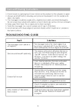 Preview for 6 page of Snailax SL-363M Use & Care Manual