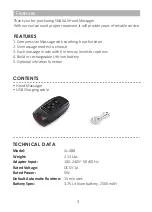 Preview for 3 page of Snailax SL-488 Use & Care Manual