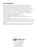 Preview for 8 page of Snailax SL-488 Use & Care Manual