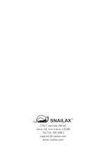 Предварительный просмотр 8 страницы Snailax SL-522SG Use & Care Manual