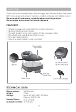 Предварительный просмотр 3 страницы Snailax SL-522SP Use & Care Manual