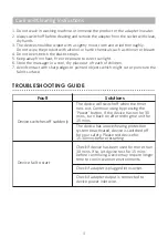 Preview for 5 page of Snailax SL-522VG Use & Care Manual