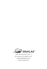 Предварительный просмотр 8 страницы Snailax SL-581 Use & Care Manual