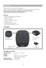 Preview for 3 page of Snailax SL-591B Use & Care Manual