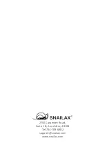 Preview for 8 page of Snailax SL-591B Use & Care Manual