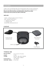 Preview for 2 page of Snailax SL-593G Use & Care Manual