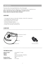 Preview for 2 page of Snailax SL-5K836 Use & Care Manual