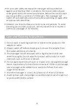 Preview for 6 page of Snailax SL-618N Use & Care Manual