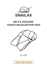 Preview for 1 page of Snailax SL-632 Use & Care Manual