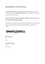 Предварительный просмотр 9 страницы SNAP DRILL SD114,3 Technical Specifications